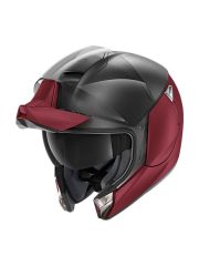 SHARK EVOJET DUAL BLANK KIRMIZI GRİ ÇENE AÇILIR KASK
