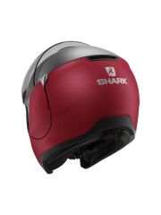 SHARK EVOJET DUAL BLANK KIRMIZI GRİ ÇENE AÇILIR KASK