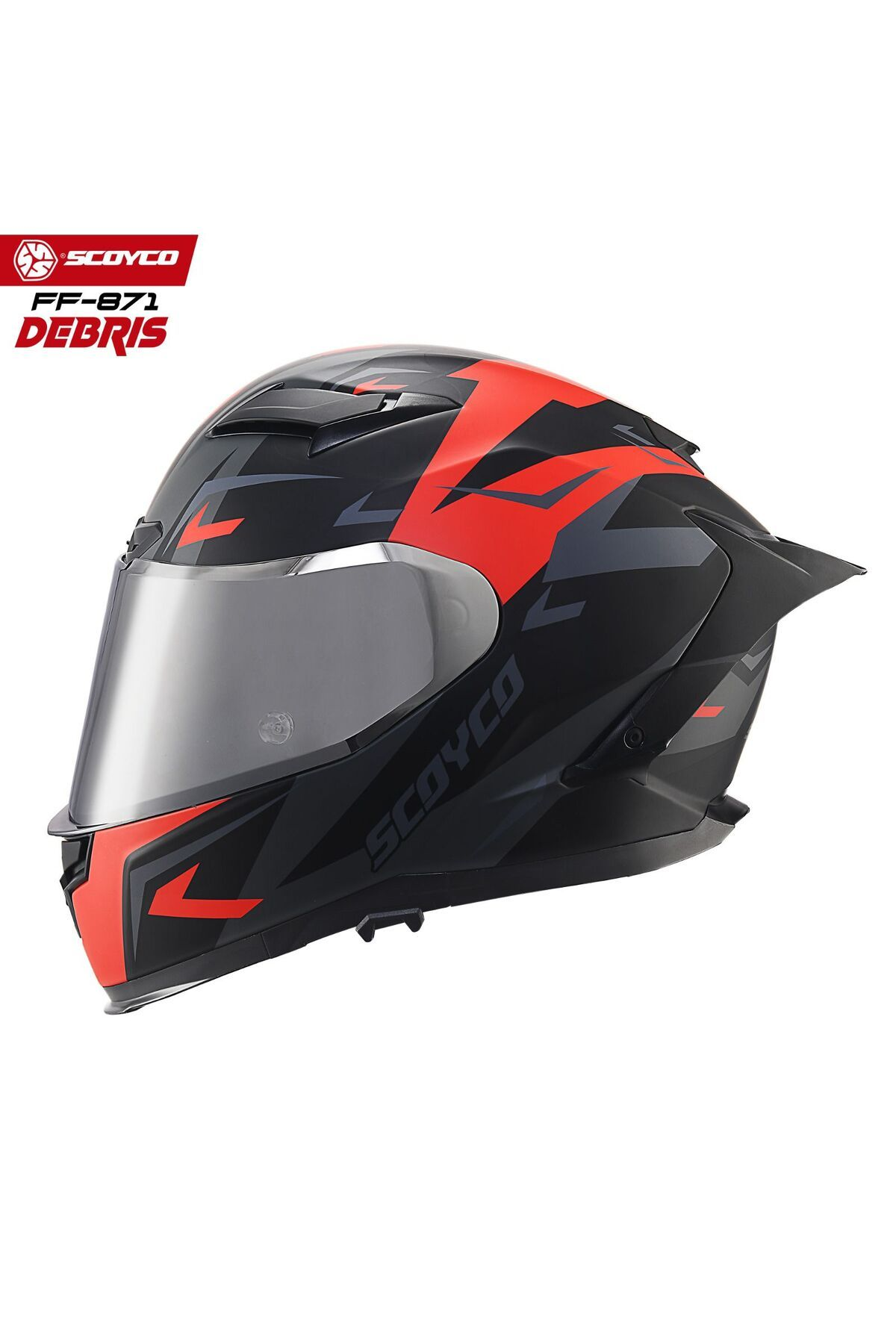 Scoyco FF871 Debris Kapalı Kask L