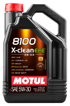 MOTUL 8100 X-CLEAN EFE 5W-30 5LT TAM SENTETİK MOTOR YAĞI